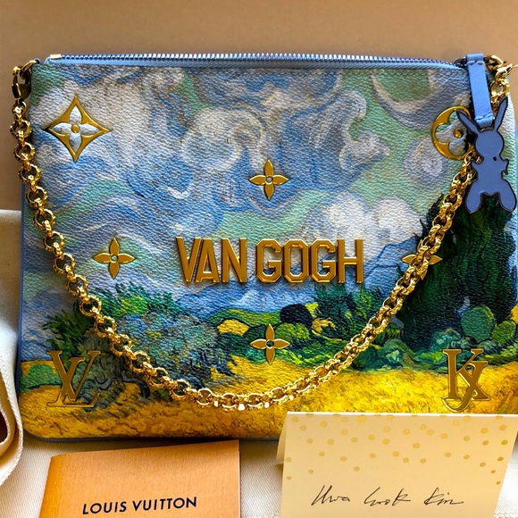 ๐ธ๐ธSTUNNING๐ธ๐ธ Louis Vuitton Jeff Koons Van Gogh Clutch